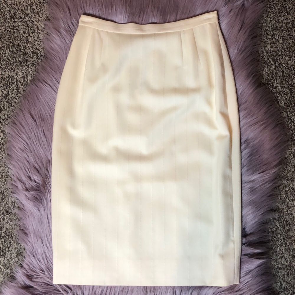 Emanuel Ungaro Paris Parallele Ivory Skirt size 6